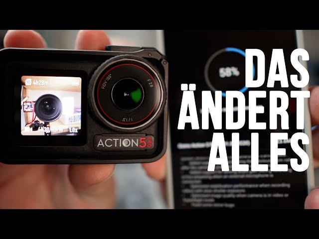 DJI Osmo Action 5 Pro Firmware Update v01.01.0520 ändert endlich alles.