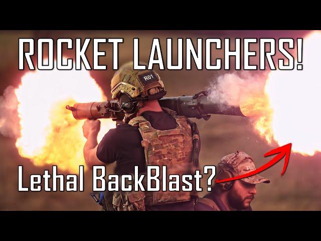 Rocket Launchers and The Dangers of Back-Blast! - Ballistic High-Speed