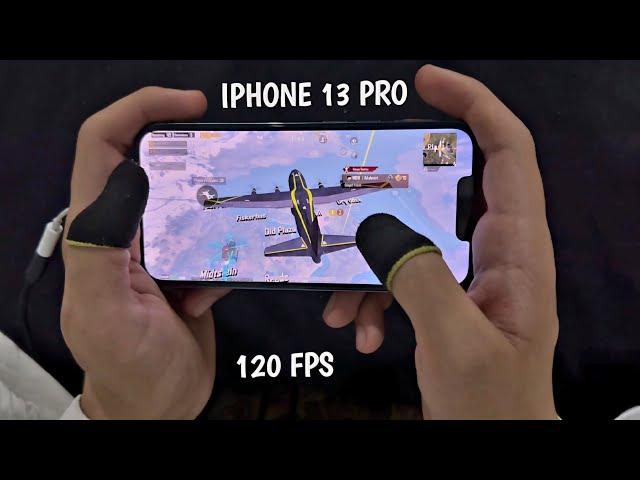 IPHONE 13 PRO 120 FPS | IN 2024 | 4 FINGERS CLAW PUBG MOBILE HANDCAM