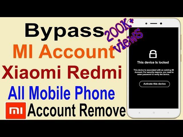 How to Remove Mi Account | Bypass Mi Account Without PC | Remove Blocked Redmi MI Account