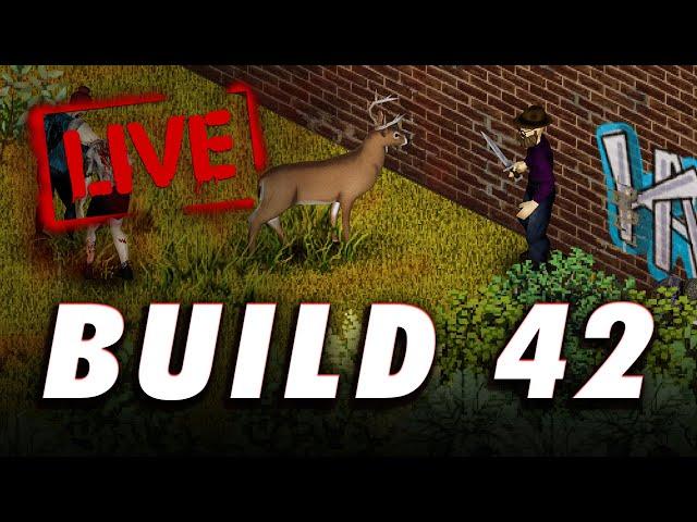 Can I Survive BUILD 42!? NEW Project Zomboid Update | Live Gameplay!