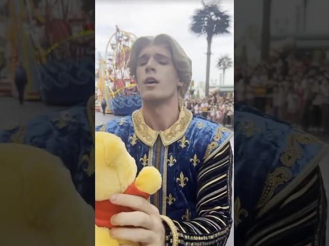 Prince Charming showing Love to Disney Characters - Universal Studios Parade