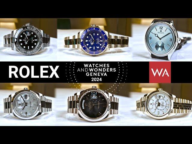 ROLEX 2024. New watches presented at Watches and Wonders in Geneva.