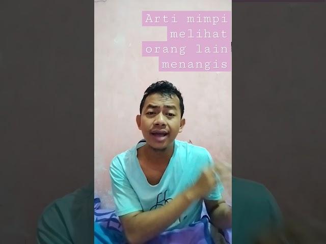 Arti Mimpi Melihat Orang Lain Menangis - Tabir Mimpi