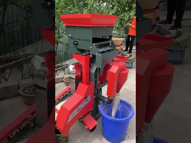 5-in-1 multifunctional rice mill, easy rice milling, a versatile machine#ricemill #machinery #farmer