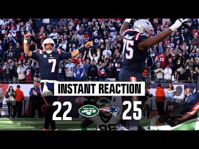 INSTANT REACTION: 'Resilient' Pats pull off comeback win vs. Jets after losing Drake Maye to injury