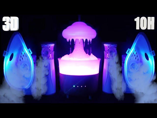 ️ASMR: Aerosol 3D com quatro Nebulizadores e Chuva incrível para Dormir️