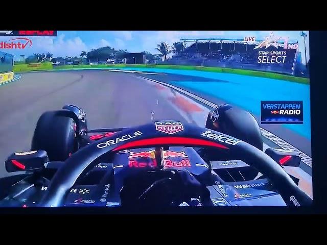 Max Verstappen Post-Qualifying Team Radio 2022 Formula One Miami Grand Prix Qualifying #shorts