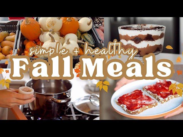 What I Eat in a Day  Simple and Healthy Meals, Fall Treats, and More!