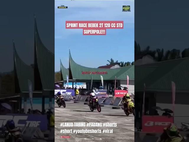 SPRINT RACE HARI PERTAMA, ALDIAZ AQSHAL SUKSES TERCEPAT DI KLS BEBEK 2T 120 CC STD! #shorts #viral