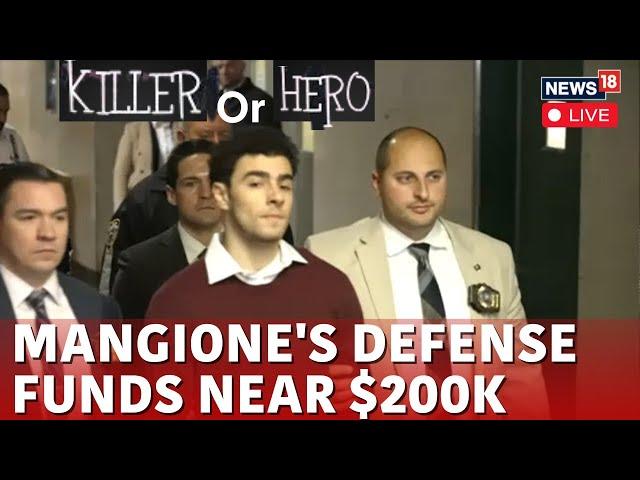 Luigi Mangione Defense Fund, Raises Concern For Cops | United Healthcare CEO Death Case Live | N18G