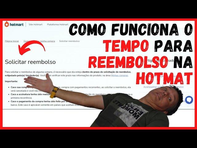 Como Funciona o REEMBOLSO e TEMPO na Hotmart - 2022