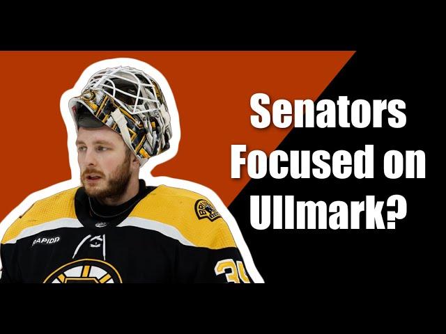 Sens Reportedly Targeting Ullmark; A Deal with Flyers Brewing? Who Should the Sens Pick 7th Overall?