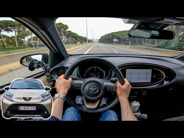 2022 Toyota Aygo X POV Test Drive: 72 HP CVT