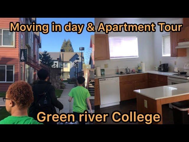 ARRIVAL, MOVE IN DAY AND APARTMENT TOUR| GREEN RIVER COLLEGE