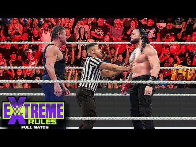 FULL MATCH - Roman Reigns vs Omos - WWE Extreme Rules 2022