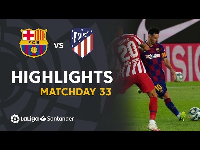 Highlights FC Barcelona vs Atlético de Madrid (2-2)