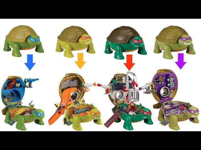 Teenage Mutant Ninja Turtles TMNT Micro Mutants Michelangelo Skate Park Leonardo Raphael Donetello