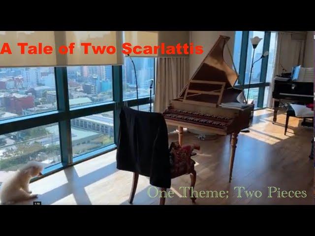 Two Scarlatti Sonatas in A Major K39 and K24 - same opening but different flow!