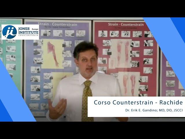 Course Strain Counterstrain I - For the Spine - Jones Institute Italia