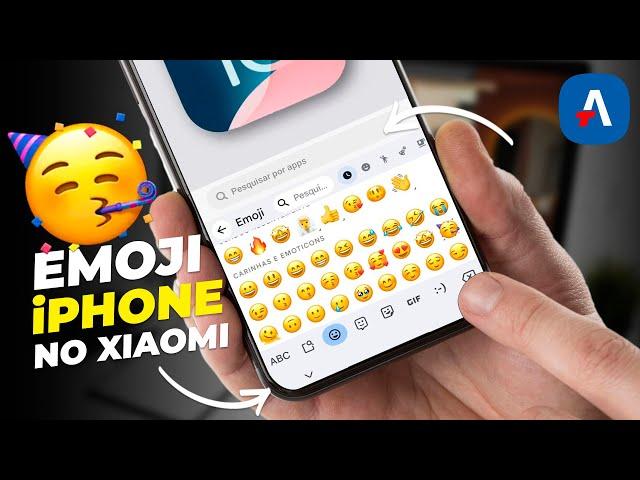 B000MBA!  Baixe AGORA os EMOJIs iOS18 do iPHONE em QUALQUER XIAOMI