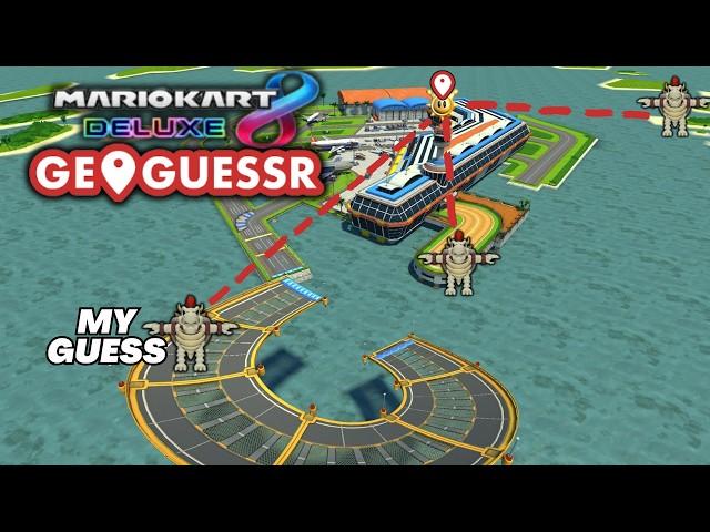 Mario Kart 8 Deluxe, but its GEOGUESSR