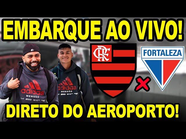 AO VIVO: BRASILEIRÃO 2024! EMBARQUE DO FLAMENGO A FORTALEZA | 35ª RODADA | DIRETO DO AEROPORTO (HD)