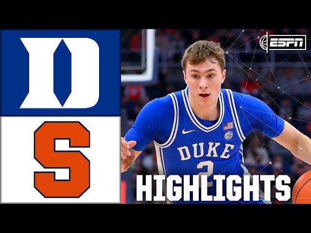 Duke Blue Devils vs. Syracuse Orange | Full Game Highlights | ESPN College Basketball