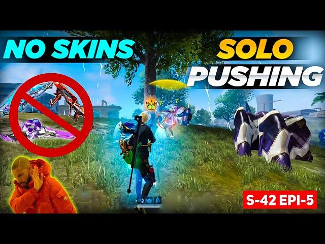 CAN I REACH GRANDMASTER IN FREE FIRE SOLO? |  SOLO GRANDMASTER GAMEPLAY | NO GUN SKINS |