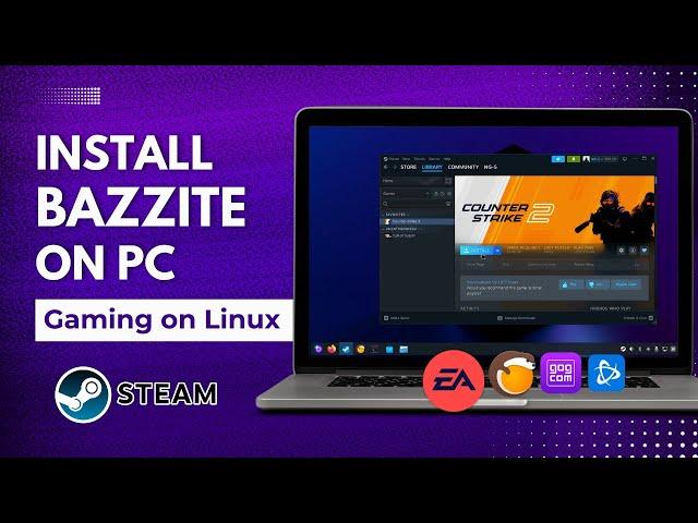 How to Install Bazzite on PC/Laptop | Best Linux Gaming OS (Steam, Lutris, etc.) 