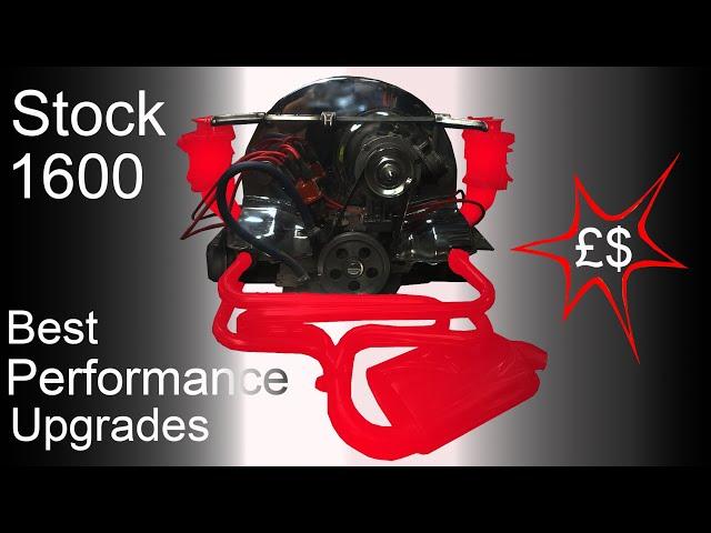 Stock 1600 Aircooled Engine Upgrades - Best Performance Mods For Your Money. VW Bug Exhaust & Carbs
