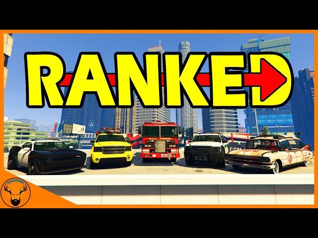 Ranking Every Emergency Vehicle in GTA 5