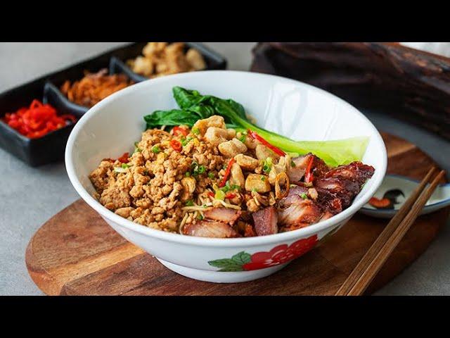 15 Minute Kolo Mee Recipe - 干捞面