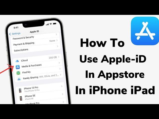 How To Connect Appstore With Apple ID - Use iCloud Account In Appstore On iPhone iPad