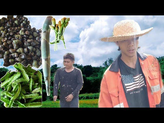 FINDING DIFFERENT KIND OF FOODS IN THE FOREST | PROMDI BOY| LIFE IN THE PROVINCE