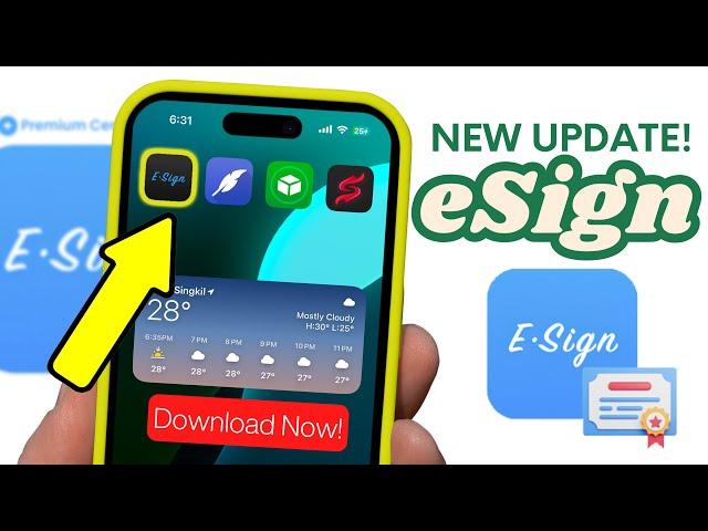 UPDATE! Download Esign on iOS | Install IPA Files on iPhone/iPad No PC