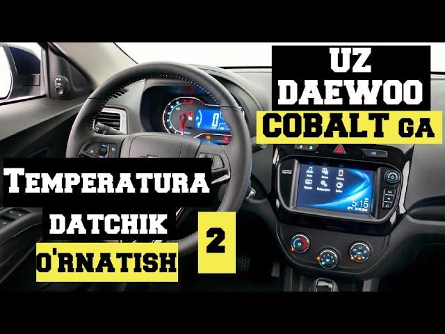 Kobalt avtomashinasiga temperatura datchik o'rnatish 2 / датчик температуры двигателя для COBALT