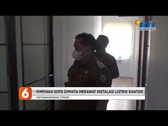 KOTIM - PERESMIAN GEDUNG BARU DINSOS PASCA TERBAKAR