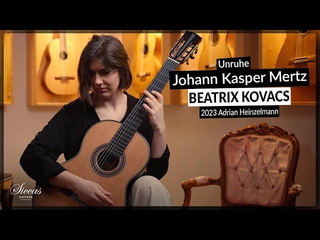 Beatrix Kovacs plays Unruhe by J. K. Mertz on a 2023 Adrian Heinzelmann Classical Guitar