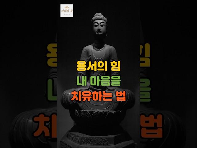 용서의 힘, 내 마음을 치유하는 법 |부처님말씀|#부처님말씀 #마음치유 #마음수행 #불교명언 #불교가르침 #지혜의뜰 #오디오북 #용서 #마음정화 #치유 #명언 #자기수행 #좋은글