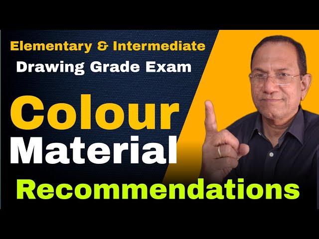 Elementary Intermediate Drawing Grade Exams 2024 | Drawing Material | Avinash Moghe sir