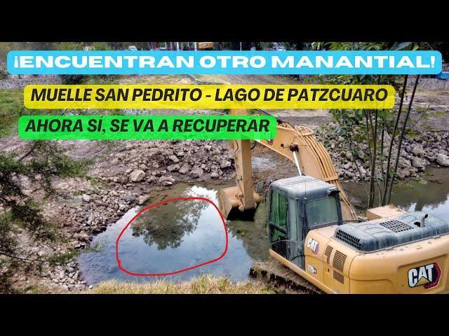 SORPRENDENTE HALLAZGO: DESCUBREN MANANTIAL en el Muelle  San Pedrito - LAGO DE PÁTZCUARO