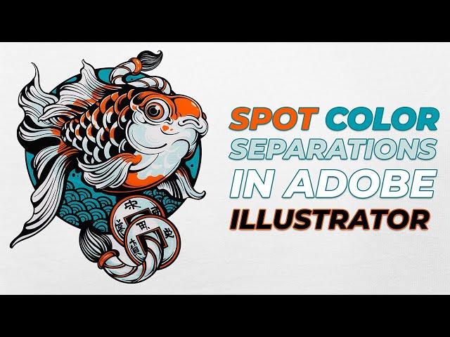 Spot Color Separations for Screen Printing In Adobe Illustrator