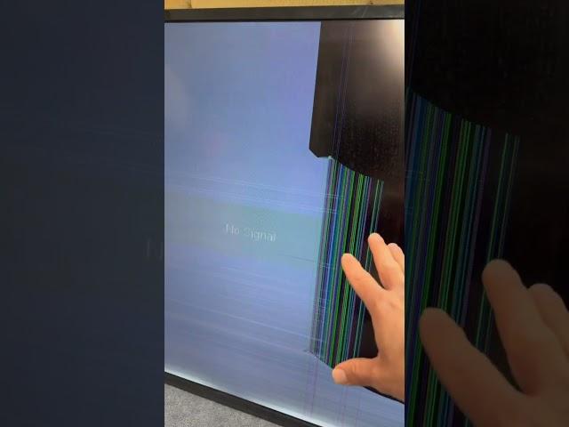 Two Options if You Have a Cracked LCD TV Screen