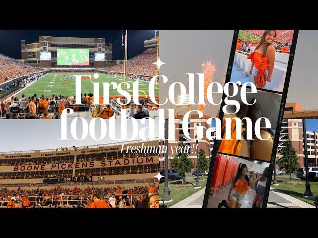 My first Oklahoma State football game!!!