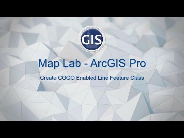 ArcGIS Pro - Create COGO Enabled Line Feature Class