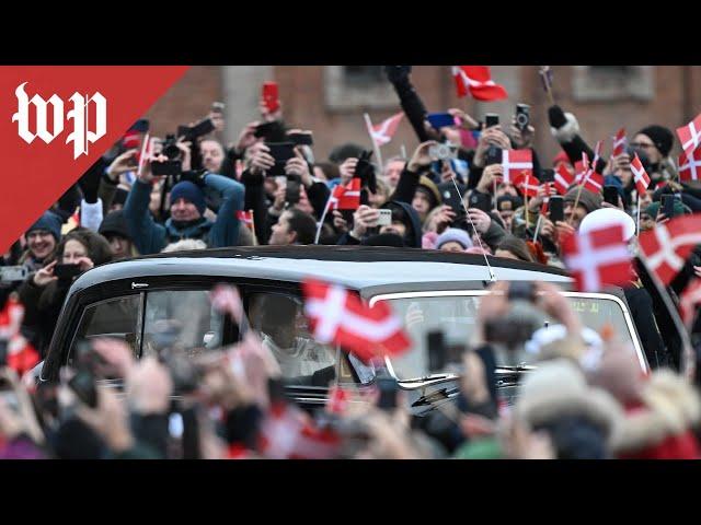 Denmark's crown prince Frederik proclaimed King