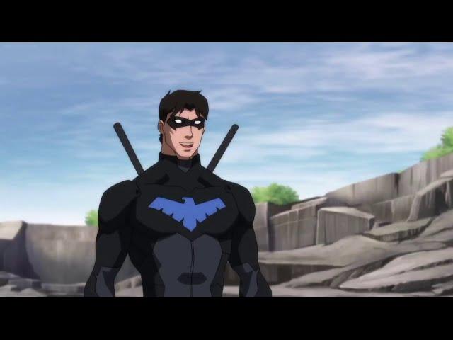 Nightwing gives the Batman glare (Bat-Glare) | Young Justice 3*10