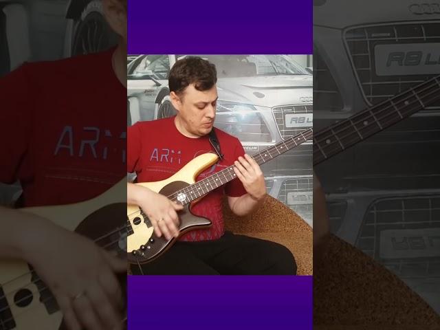 ПЕРКУССИЯ НА БАС-ГИТАРЕ #bass #гитара #music