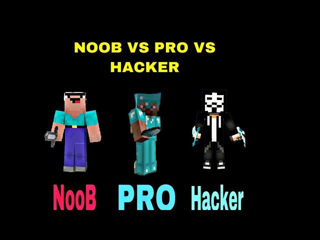 Noob vs pro vs Hacker